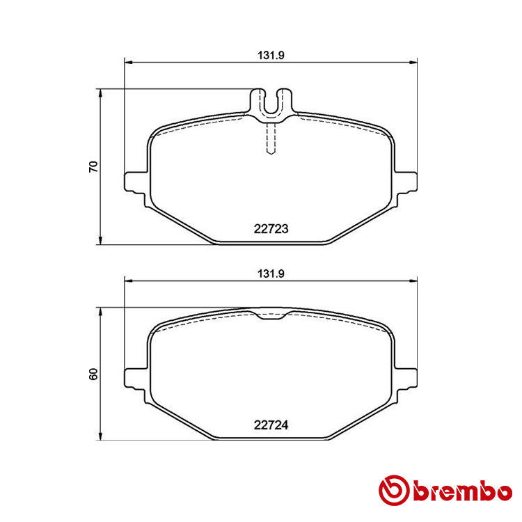 Brembo Rear Brake Pad