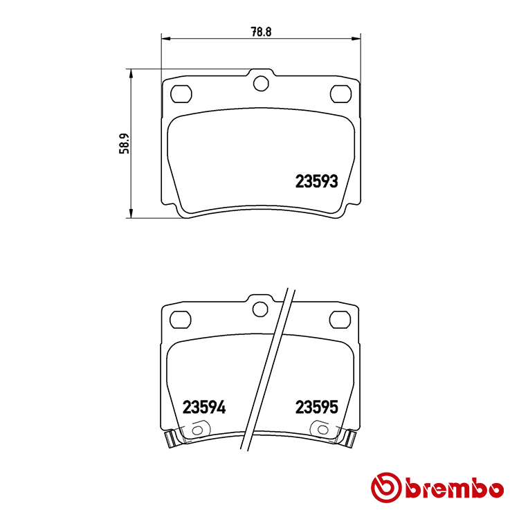 Brembo Rear Brake Pad