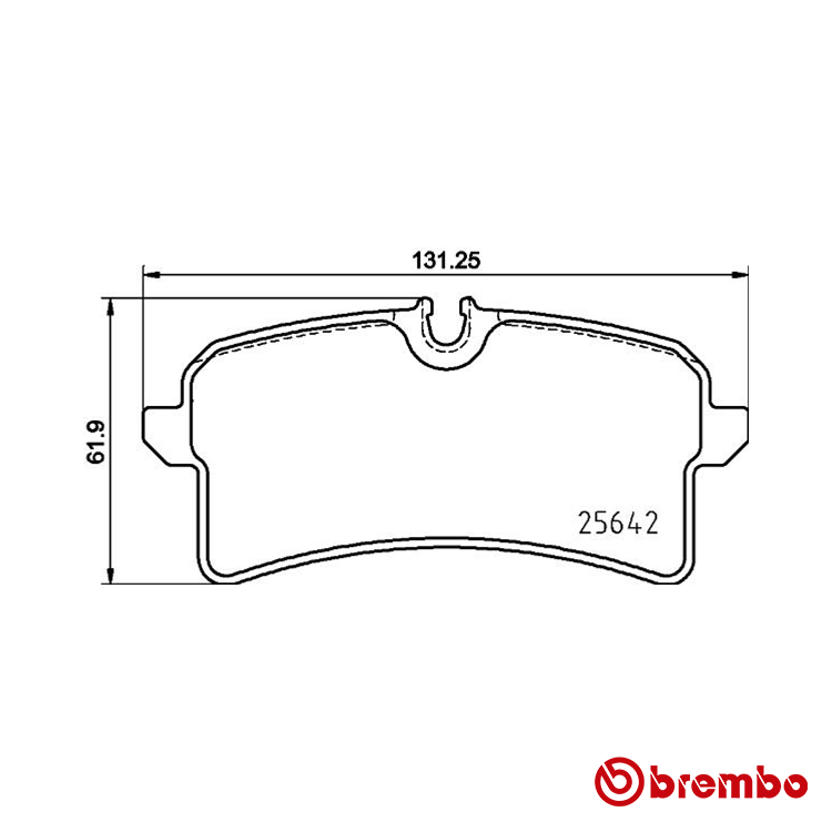 Brembo Rear Brake Pad
