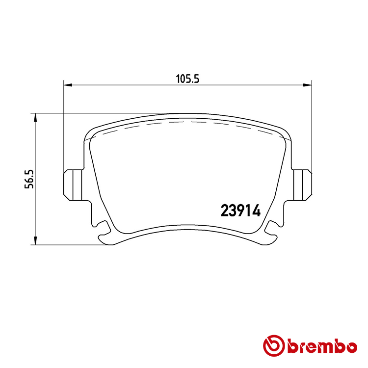 Brembo Rear Brake Pad