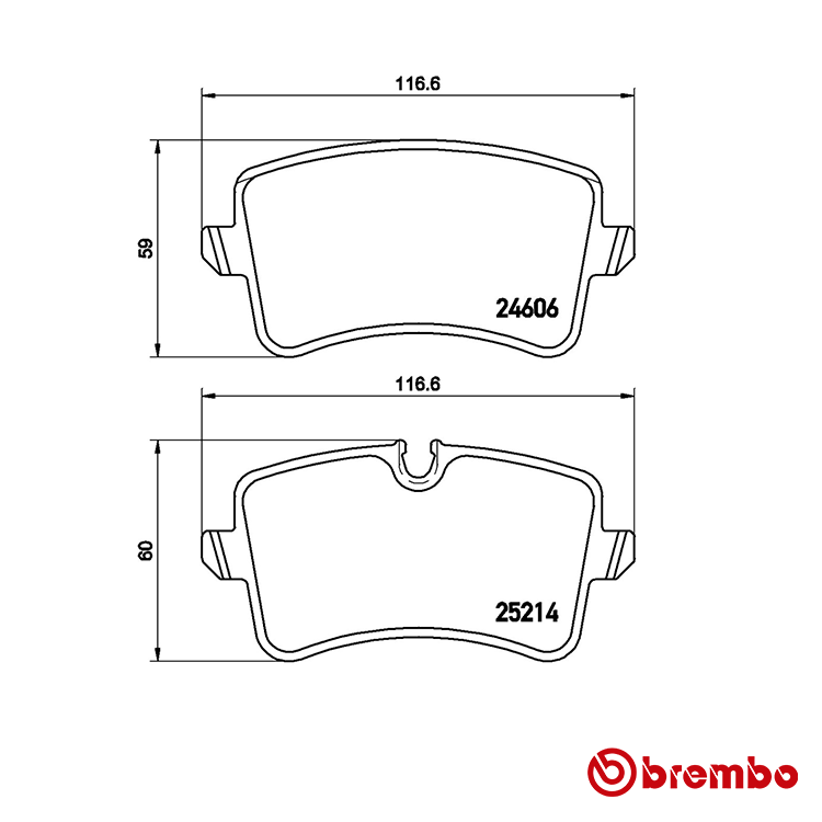 Brembo Rear Brake Pad for Audi Q5 Petrol