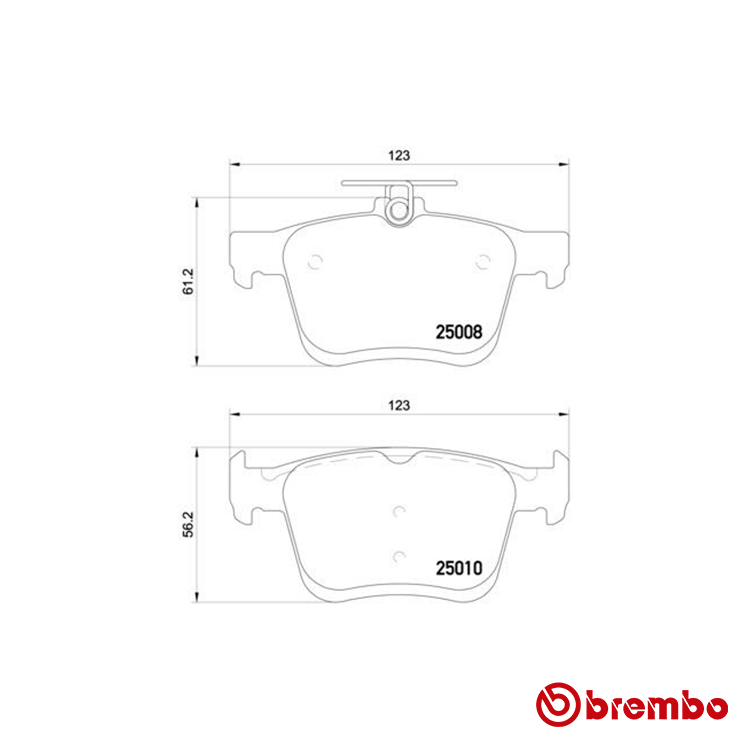 Brembo Rear Brake Pad