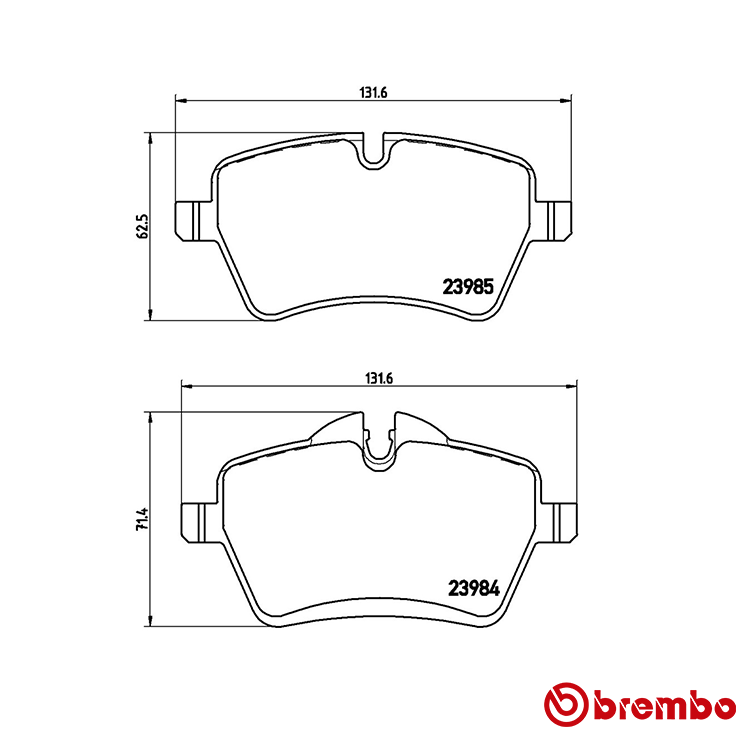 Brembo Front Xtra Brake Pad