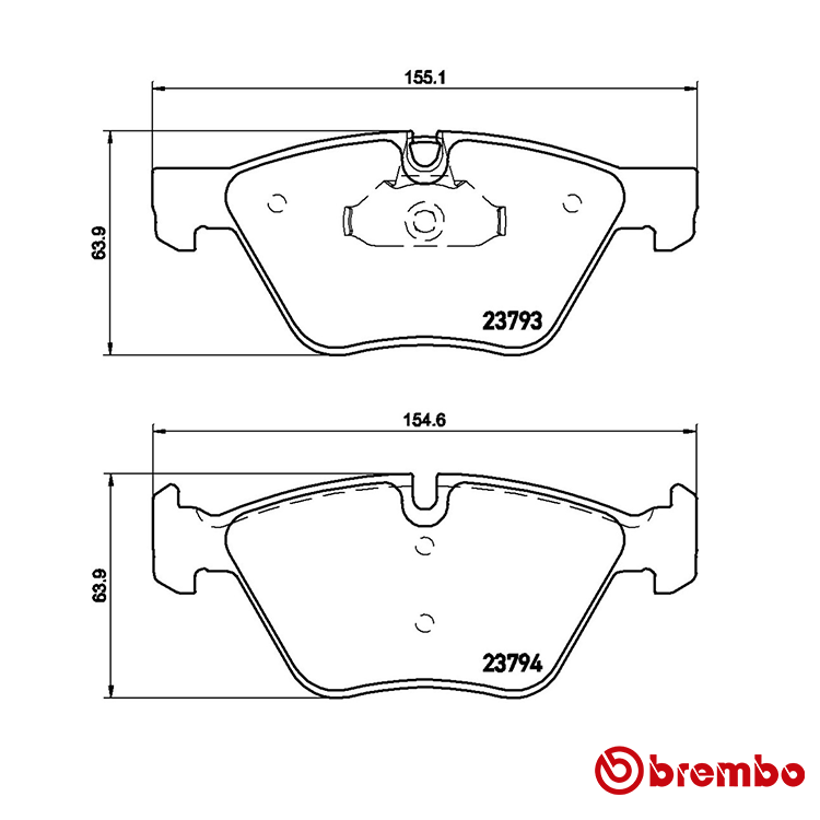 Brembo Front Xtra Brake Pad