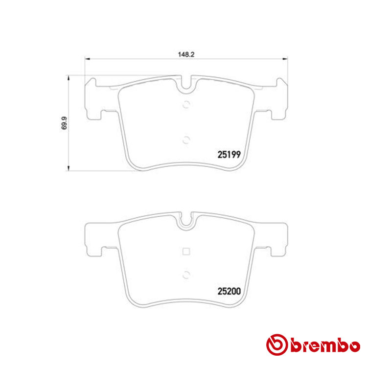 Brembo Front Xtra Brake Pad