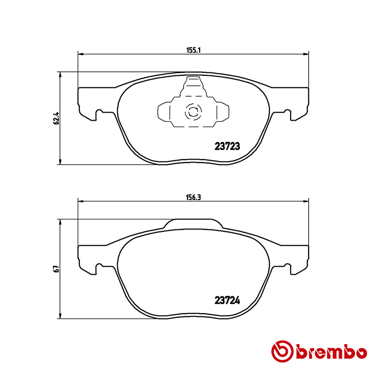 Brembo Front Xtra Brake Pad