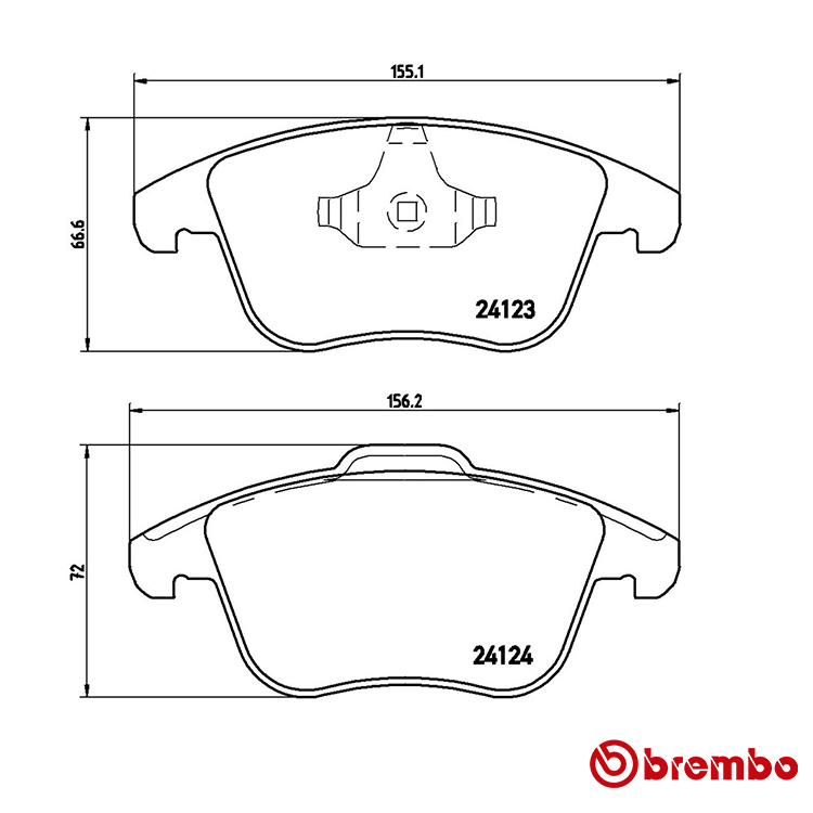 Brembo Front Xtra Brake Pad