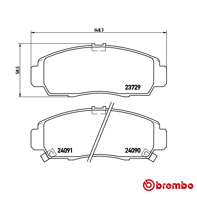 Brembo Front Xtra Brake Pad