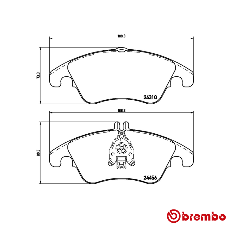 Brembo Front Xtra Brake Pad