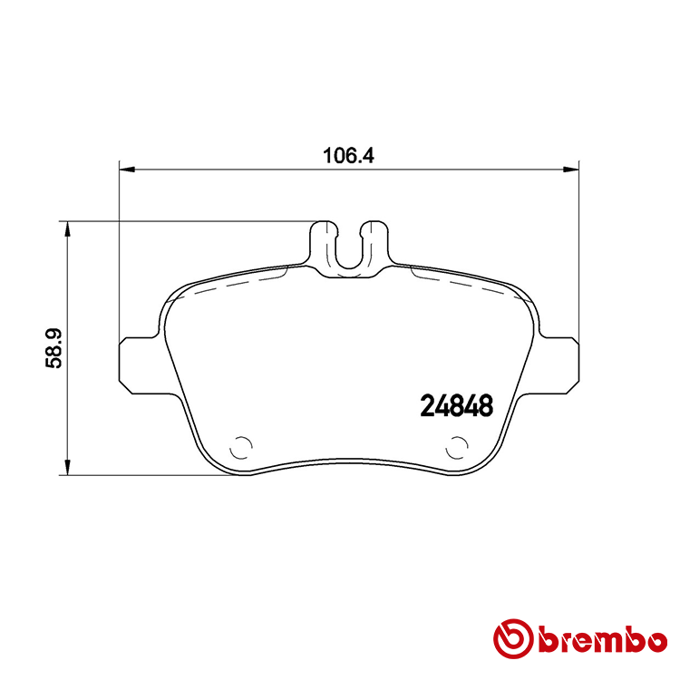 Brembo Rear Xtra Brake Pad