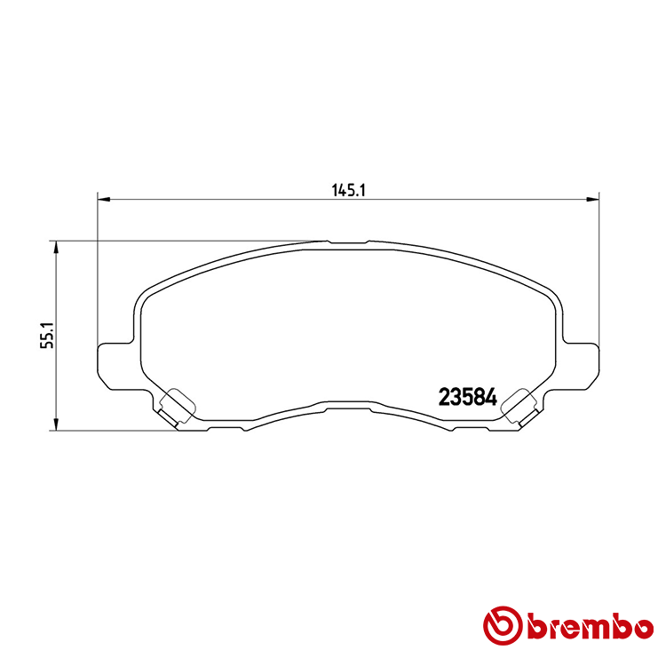 Brembo Front Xtra Brake Pad