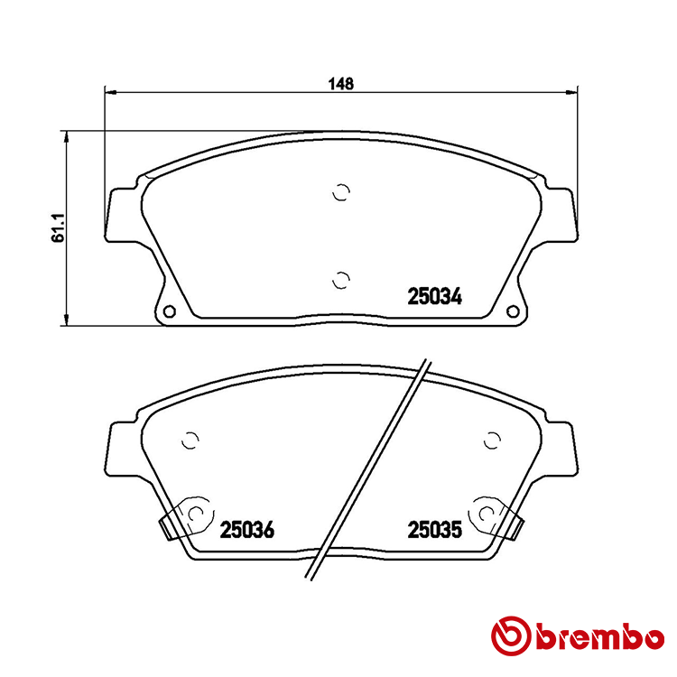 Brembo Front Xtra Brake Pad