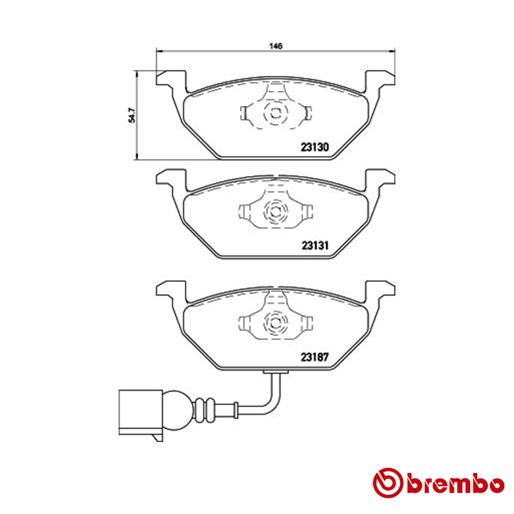 Brembo Front Xtra Brake Pad