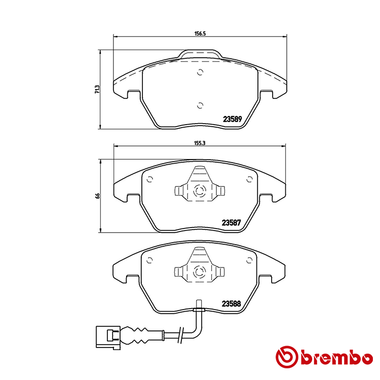 Brembo Front Xtra Brake Pad