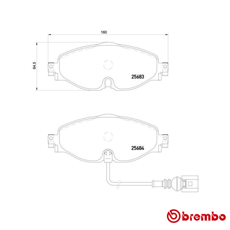 Brembo Front Xtra Brake Pad