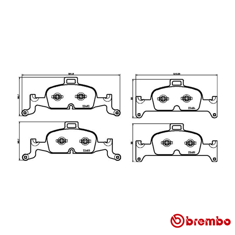 Brembo Front Xtra Brake Pad